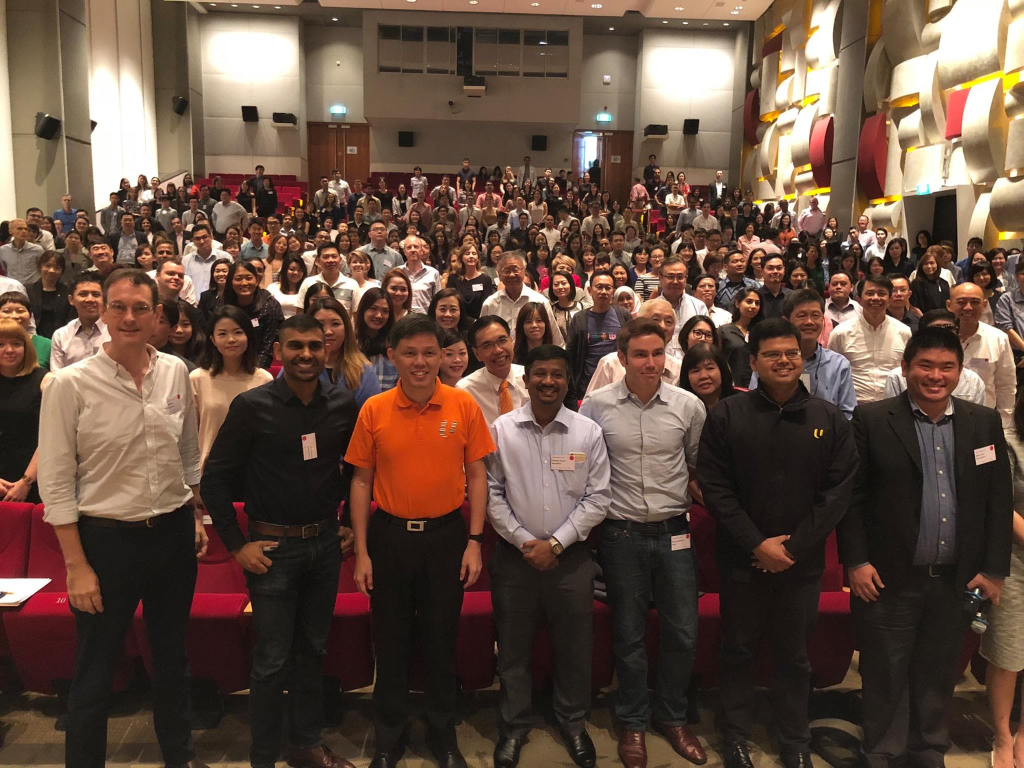 Audience at Digital Outlook 2018 during Chandra Kumar's AI keynote